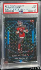 Jameis Winston [Electric Etch Yellow] #82 Football Cards 2019 Panini Obsidian Prices
