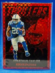 Jonathan Taylor [Red] #TH-12 Football Cards 2022 Panini Rookies & Stars Thrillers Prices