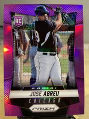 Jose Abreu [Purple Prizm] #199 Baseball Cards 2014 Panini Prizm Prices