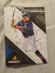 Ronald Acuna Jr. [Blue] #1 Baseball Cards 2021 Panini Chronicles Pinnacle Prices