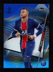 Kylian Mbappe [Blue Refractor] Soccer Cards 2020 Topps Finest UEFA Champions League Prices