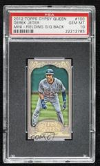Derek Jeter [Mini Baserunning Gypsy Queen Back] #100 Baseball Cards 2012 Topps Gypsy Queen Prices