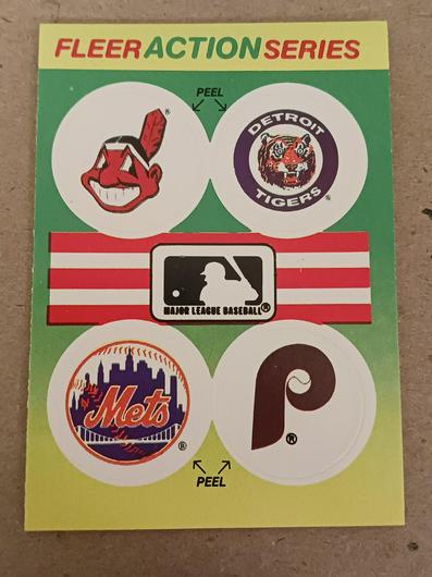 Indians, Tigers, Mets, Phillies Cover Art