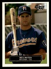 Wes Weger #196 Baseball Cards 1992 Fleer Excel Prices