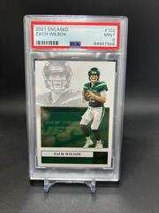 Zach Wilson [Gold] Football Cards 2021 Panini Encased Prices