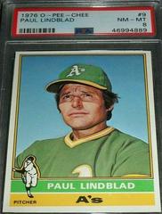Paul Lindblad #9 Baseball Cards 1976 O Pee Chee Prices