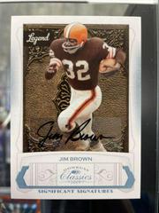 Jim Brown [Significant Signatures Platinum] #124 Football Cards 2009 Panini Donruss Classics Prices