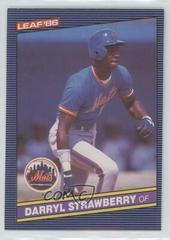 Darryl Strawberry #131 Baseball Cards 1986 Leaf Prices