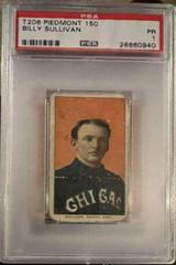 Billy Sullivan Baseball Cards 1909 T206 Piedmont 150 Prices