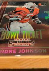 Andre Johnson [Bowl Ticket] #8 Football Cards 2015 Panini Contenders Draft Picks Prices