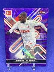 Anthony Modeste [Purple Wave] #BCA-AM Soccer Cards 2021 Topps Finest Bundesliga Autographs Prices
