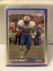 Allen Pinkett #22 Football Cards 1990 Panini Score Prices