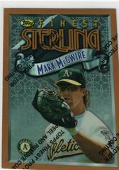 Mark McGwire [Refractor] #162 Baseball Cards 1996 Finest Prices