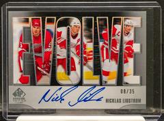 Nicklas Lidstrom [Silver Spectrum Autograph ] #E-35 Hockey Cards 2020 SP Signature Edition Legends Evolve Prices