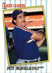 Pete Incaviglia Baseball Cards 1987 Fleer League Leaders Prices