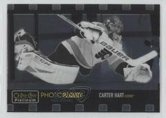 Carter Hart #PD-17 Hockey Cards 2020 O Pee Chee Platinum Photo Driven Prices