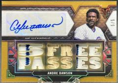 Andre Dawson [Gold] #TTAR-AD2 Baseball Cards 2022 Topps Triple Threads Autograph Relic Prices