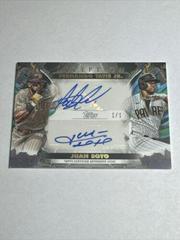 Juan Soto, Fernando Tatis Jr. [Inception] Baseball Cards 2023 Topps Inception Dual Autographs Prices