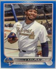 Ronald Acuna Jr. [Blue] #ASG-17 Baseball Cards 2022 Topps Update All Star Game Prices
