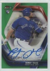 Rowdy Tellez [Green Refractor] Baseball Cards 2019 Topps Finest Firsts Autographs Prices