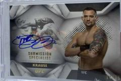 James Krause [Silver] Ufc Cards 2020 Topps UFC Striking Signatures Submission Specialist Prices