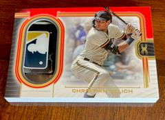 Christian Yelich [MLB Logo Red] Baseball Cards 2023 Topps Definitive Helmet Collection Prices