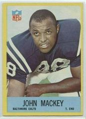 John Mackey Football Cards 1967 Philadelphia Prices