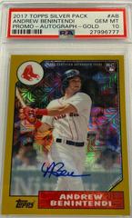 Andrew Benintendi [Autograph Gold] #87-AB Baseball Cards 2017 Topps Silver Pack Promo Prices