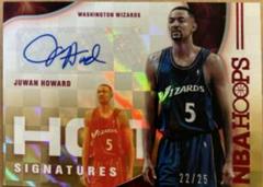 Juwan Howard [Red] #HS-JHW Basketball Cards 2021 Panini Hoops Hot Signatures Prices