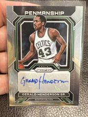 Gerald Henderson Sr. #PNM-GHE Basketball Cards 2022 Panini Prizm Penmanship Autographs Prices