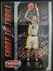 Reggie Miller Basketball Cards 2018 Panini Threads Shoot to Thrill Prices