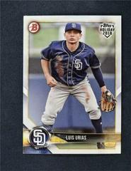 Luis Urias #TH-LU Baseball Cards 2018 Topps Holiday Bowman Prices