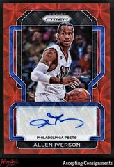 Allen Iverson [Choice Prizm] Basketball Cards 2021 Panini Prizm Signatures Prices