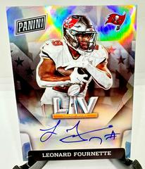 Leonard Fournette #SBLV-LF Football Cards 2023 Panini Donruss Super Bowl Signatures Prizm Prices