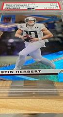 Justin Herbert [Aspirations Die Cut] #104 Football Cards 2020 Panini Donruss Elite Prices