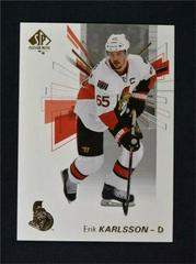 Erik Karlsson Hockey Cards 2016 SP Authentic Prices