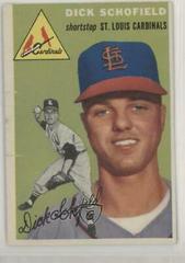 Dick Schofield Baseball Cards 1954 Topps Prices