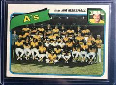 Oakland A's #96 Baseball Cards 1980 Topps Prices