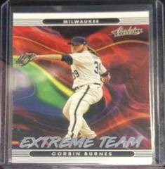Corbin Burnes [Retail] #ET-9 Baseball Cards 2022 Panini Absolute Extreme Team Prices