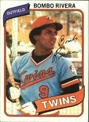 Bombo Rivera #43 Baseball Cards 1980 Topps Prices