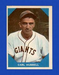 Carl Hubbell Baseball Cards 1960 Fleer Prices