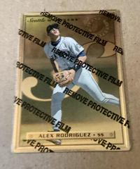 Alex Rodriguez [Gold] #8 Baseball Cards 1996 Leaf Steel Prices