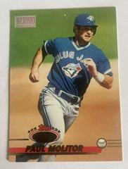 Paul Molitor #627 Baseball Cards 1993 Stadium Club 1st Day Production Prices