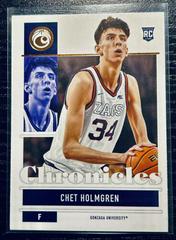Chet Holmgren [Bronze] Basketball Cards 2022 Panini Chronicles Draft Picks Prices