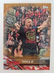 Triple H [Bronze] Wrestling Cards 2017 Topps WWE Road To Wrestlemania Prices