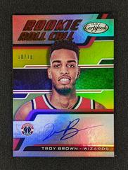 Troy Brown Jr. [Gold] #TB Basketball Cards 2018 Panini Certified Rookie Roll Call Autographs Prices