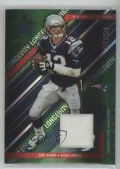 Tom Brady [Emerald] #56 Football Cards 2004 Leaf Rookies & Stars Longevity Prices