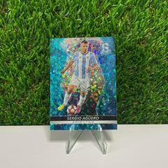 Sergio Aguero [Neon Blue] Soccer Cards 2016 Panini Spectra Prices