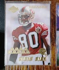 Jerry Rice [Gold Ingot] Football Cards 1998 Collector's Edge Supreme Season Review Prices