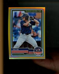 Kyle Teel [Gold] #95 Baseball Cards 2023 Panini Stars & Stripes USA Prices